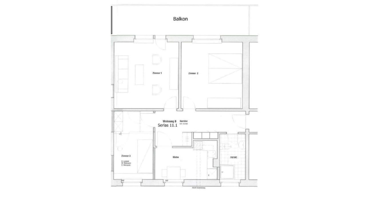 70M2 Mit Seeblick, Balkon, Serlas, Parkplatz - S11,1 St. Moritz Eksteriør billede